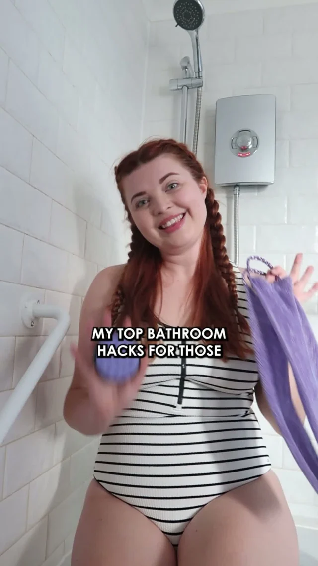 My top bathroom hacks for those with chronic illness & Disabilities!

Comment Bubbles to get the links for these hacks sent straight to your dms! 

Showering and drying my hair was one of the first things I had to adapt when managing my disability so these are some of the tips, hacks & tools that have helped me make keeping clean easier. 

1. Sitting down in the shower takes pressure off joints and reduces the chances of dizziness, fatigue & falls. I couldn't manage without my shower stool

2. Grab rails not only give me support when getting in & out of the shower but gives me something to lean on to help do my hair. You can also get really fancy ones nowadays which don’t look like grab rails so don’t seem so obvious or out of place

3. I use a silicone shampoo brush to help reduce pain in my fingers when applying product

4. Pump bottles make it much easier to get products out of bottles. You can buy lots of products already in these kinds of bottles or get your own and fill them up

5. Brushing my hair in the shower with conditioner on means it’s easier to deal with out of the shower.

6. This long African exfoliating net makes it easier to clean hard to reach places, can be used in lots of different ways and it dries much quicker than a loofah which reduces the chance of bacteria & mould build up

7. My hair dryer stands means I don’t have to hold a heavy hair dryer over my head and it’s completely hands free. I used to have a free standing hair dryer stand but this one clips on to the side of a desk or table so it's extra sturdy.

8. For the days when you just aren’t up to having a shower this towel off body wash doesn’t require any water & is a quick and easy way to clean up on tough days. This one is from @nilaqua_hygiene and it’s been so helpful and it’s not sticky like similar products I’ve tried.

9. @FreshwipesUK are another great option. They're antibacterial, extra-large, and ideal for keeping fresh on the go when you need something quick and low-effort. You can get 20% off using code ChronicallyJenni

What's your top bathroom hack? Let me know in the comments.

#LifeHacks #ChronicIllnessHacks #HairHacks
