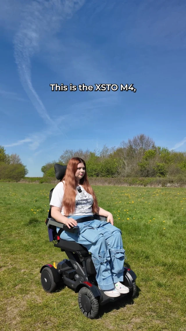 This powerchair has lots of features I really love, but also a couple that really frustrate me.

This is the XSTO M4 (@XSTOMobilityUK @BentechMedical), and over the last few weeks I've been putting it through its paces for you.

There’s a lot it does really well. It handles different terrain confidently, grass, pavements, even gravelly paths feel stable and controlled, and on flat surfaces it’s an absolute dream to use.

It also manages curbs well, and the omnidirectional front wheel setup makes it really easy to turn and manoeuvre, so it feels smooth and responsive to drive.

One of my favourite features is that it moves up and down. It helps it fold flatter for the car, makes it easier to get under tables, and means you can sit at eye level with friends, which makes a big difference.

It does split into three pieces to get it into a car boot, and while it can be a bit fiddly to put together at first, it definitely gets easier once you’ve done it a few times.

But there are two main downsides for me.

The first is inclines. Even relatively small ones can make it beep and automatically slow down, and sometimes that beeping just doesn’t stop, which gets frustrating quickly.

And the second is speed. Compared to other powerchairs I’ve used, it does feel quite slow.

So overall, I’d recommend this if you’re mostly using it in flatter environments with the occasional day out on mixed terrain, rather than somewhere hilly or for more heavy-duty use.

Let me know in the comments if you’d try this, or if you’ve got any questions about it.

#WheelchairLife #Disability #MobilityAid